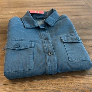 NWT Kimes Ranch long sleeve button down shirt jacket.